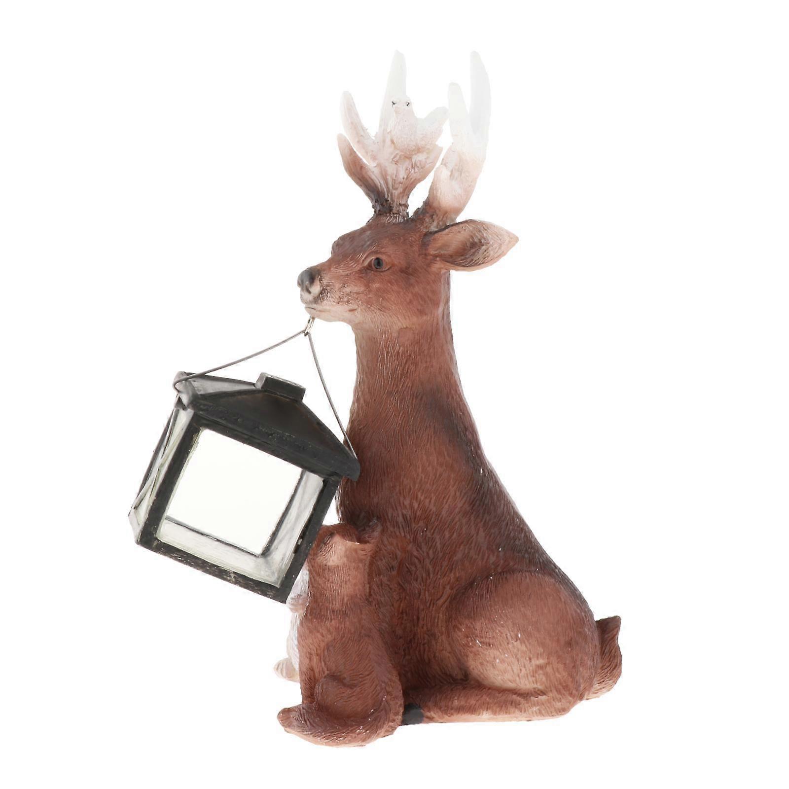 Lifelike Small Deer Resin Figurine