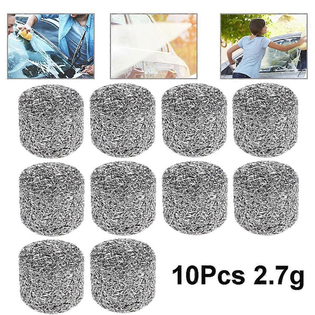 10 Pcs Foam Lance Mesh Filters 2.7 Gram High Density Tablet Replacement Accessories Silver For Foam Generation Car Accessories
