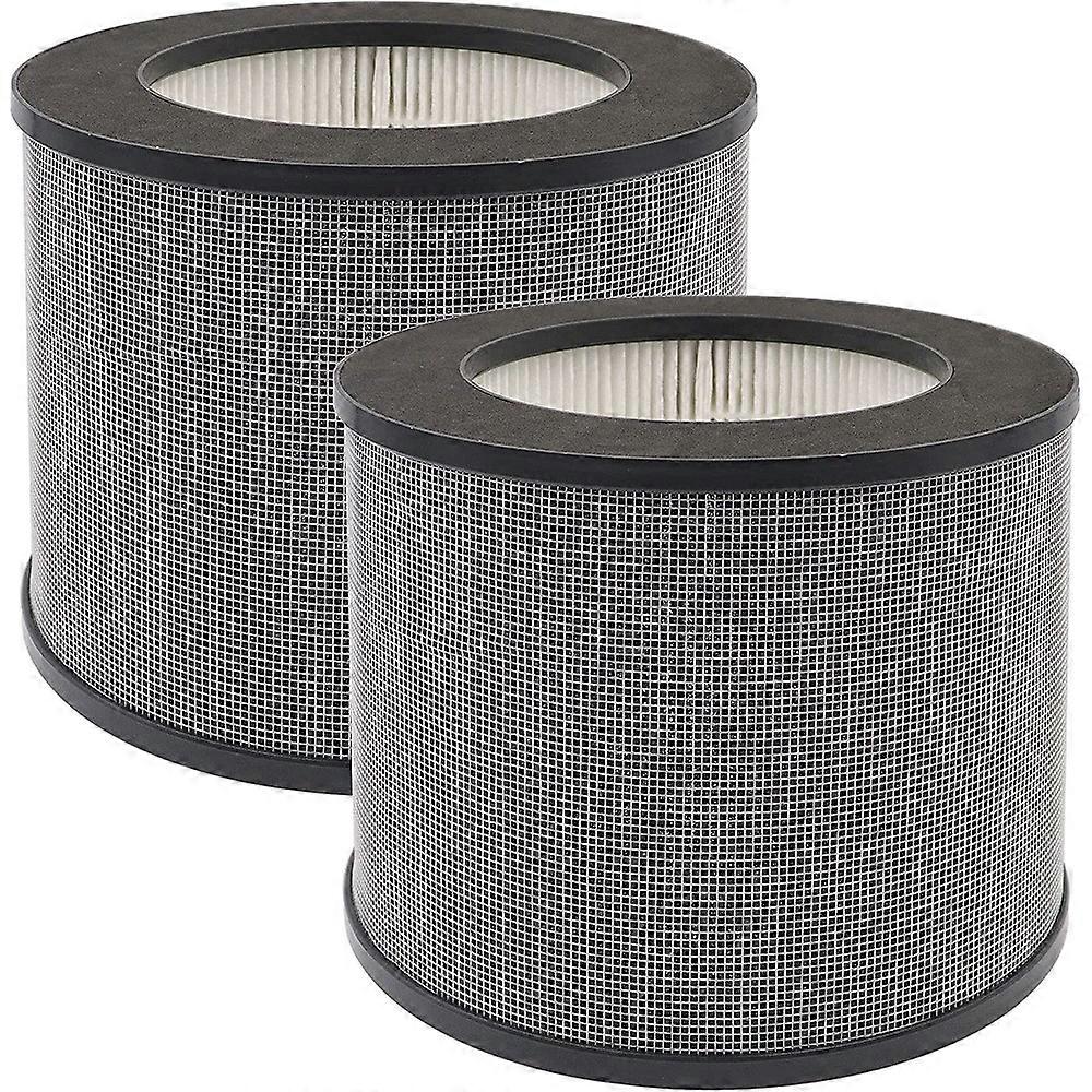 2 Pack Replacement Filter For TaoTronics TT-AP006 Air Purifier, 3-In-1 H13 True HEPA Filter And Activated Carbon Filter
