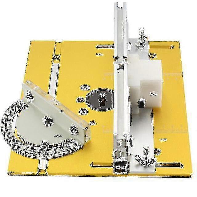 Router Table Insert Plate Woodworking Benches Table Saw W Miter Gauge Guide Aluminium Profile Fence Sliding Brackets
