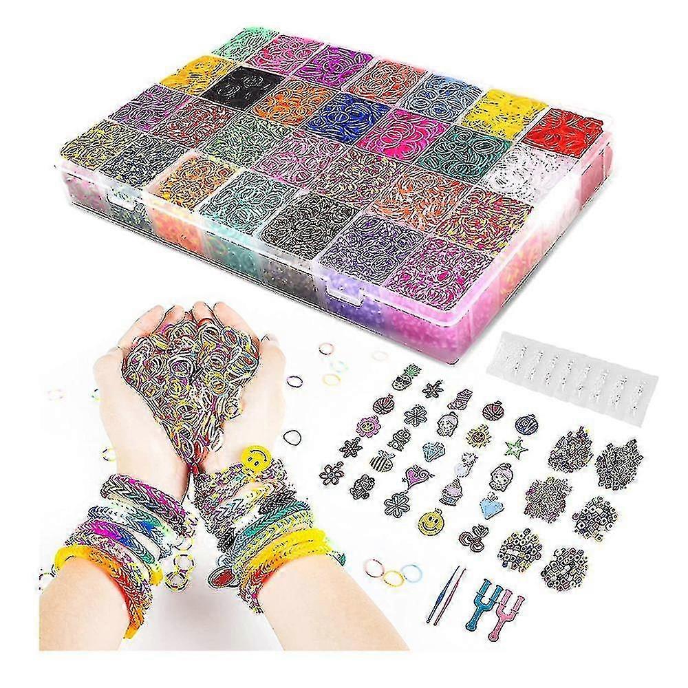 10000 + Creative Loom Twist Gummibänder Schmuck Making Kit