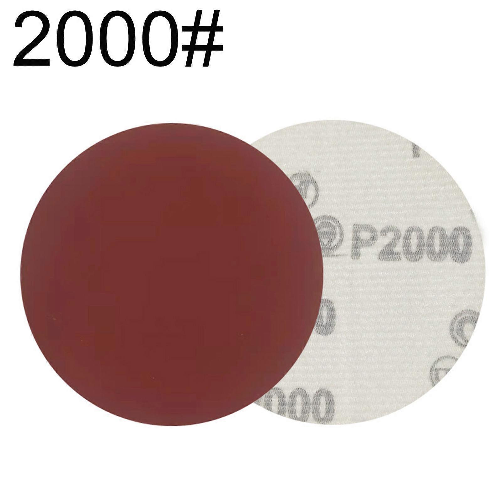 Disc Self-adhesive Sandpaper Brown 5-inch Multifunction Aluminum Oxide Durable Multi-sizes Abrasive Tools