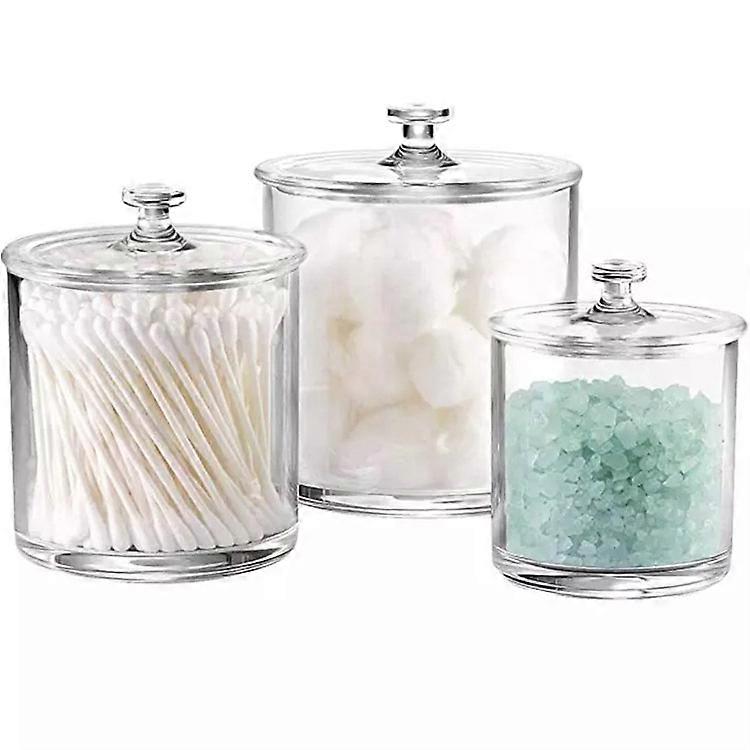 Bathroom storage box, small plastic bathroom storage box with lid (three different sizes)