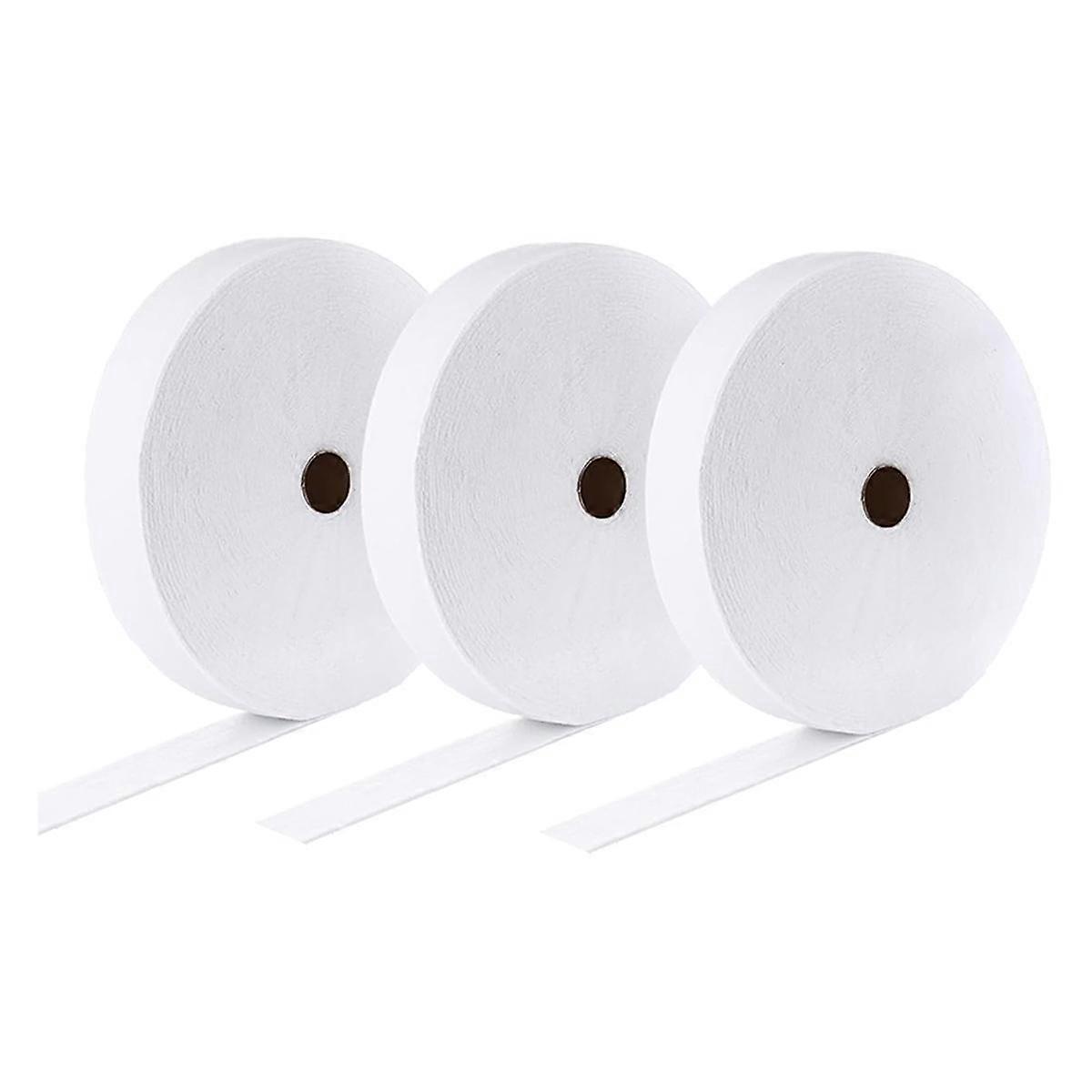 3Rolls JellyRoll Bande de molleton 2 1/4 pouce Total 150 verges Coton mélange molleton sur un rouleau, Flexible Q