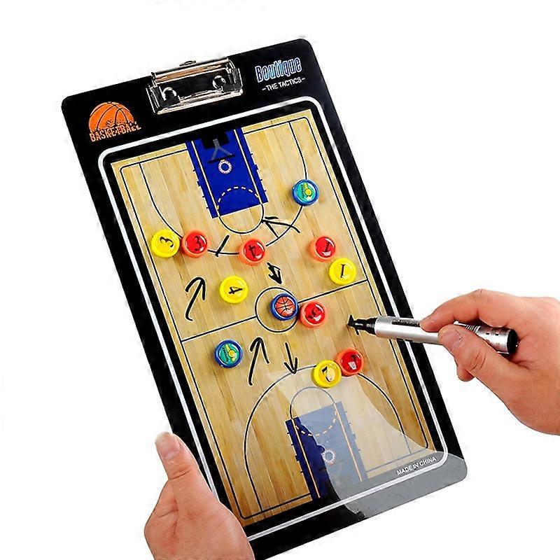 Tactic Board with Accessories Whiteboard-Marker-Pen/Magnets, Double Sided Magnetic Board Tactic Board Coach Board Training Board, Different Sports