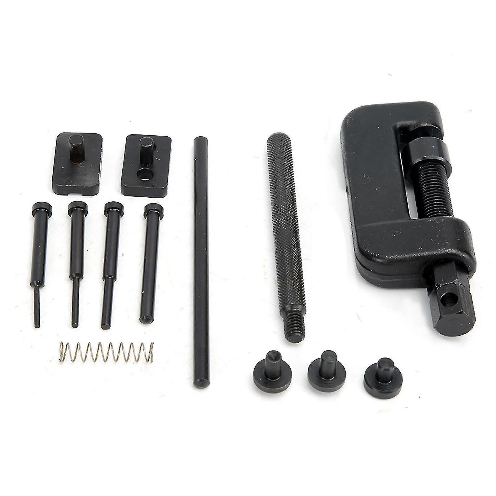 Motorcycle Tool Set - 13Pcs Disassembly Splitter Rivetin Dechainer Remove Timin Chain Breaker