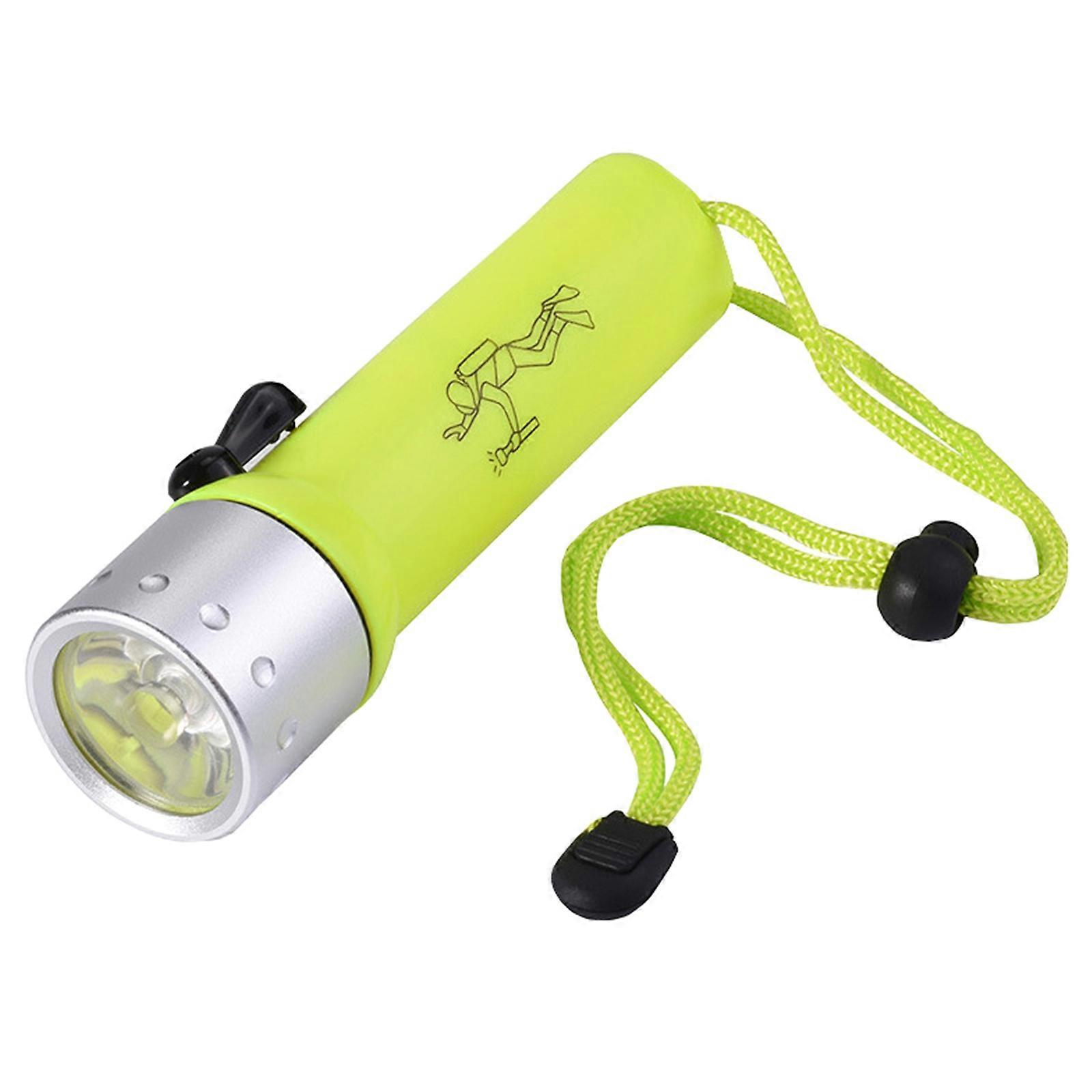 Waterproof Underwater Flash Light Torch LED Scuba Diver Diving Flashlight