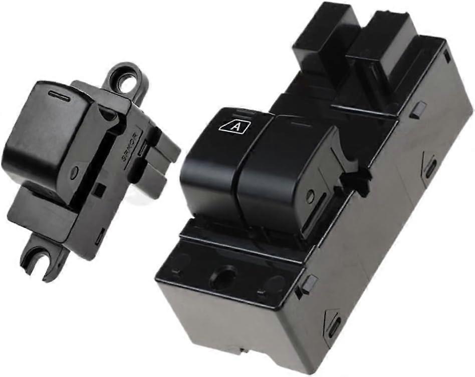 Electric Window Switch Compatible With Nissan For NV200 HR16DE 1.6L L4 2009-2015 Power Single/Master Window Lift Switch Button 25401-JX30A 25401JX30A(