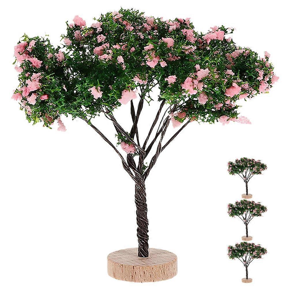 4pcs Miniature Landscape Tree Models Tree Sand Table Layout Tree Ornaments