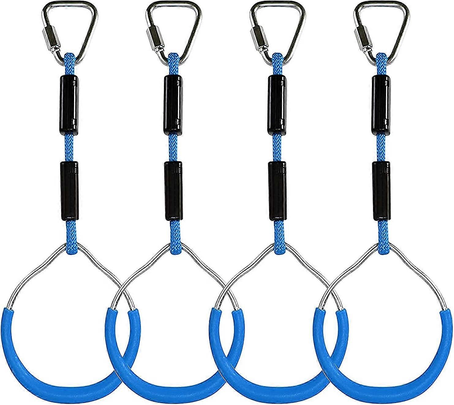 Kids Climbing Rings Multi-Function Swing with Plastic Max Load 160kgBlue