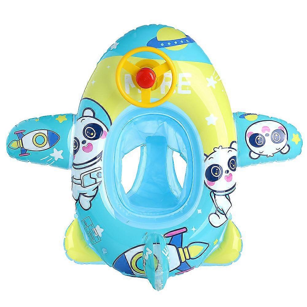 Kids Inflatable Pool Float Swimming Ring Seat Boat Baby Airplane Design for Summer