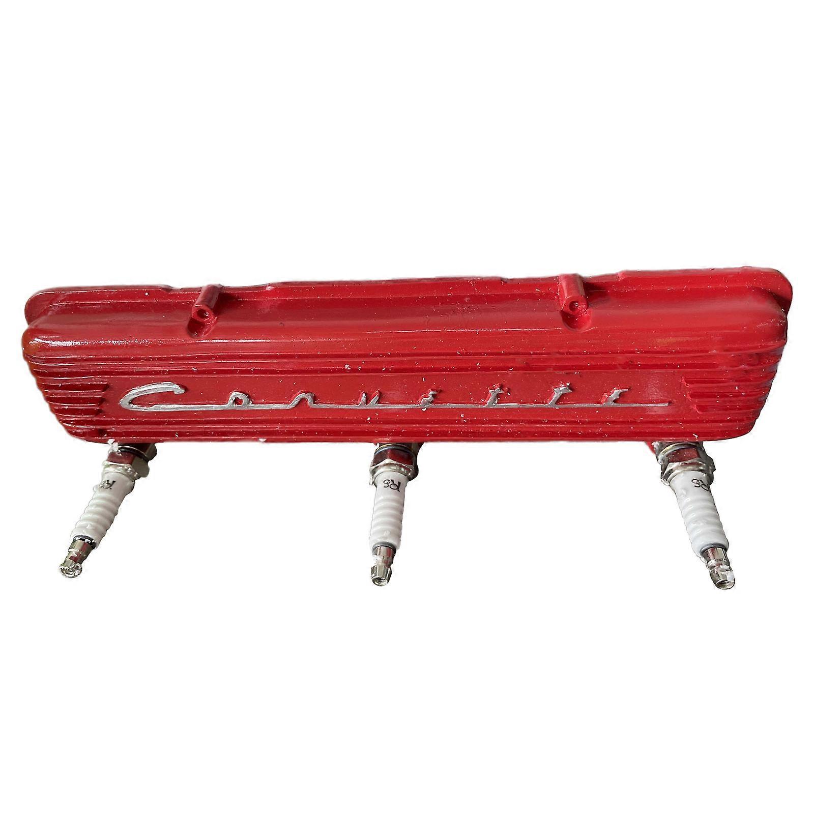 Kulcstartó Kabát Hook Rack Vintage Corvette Script Szelepfedél Rack dekoráció ÚJ