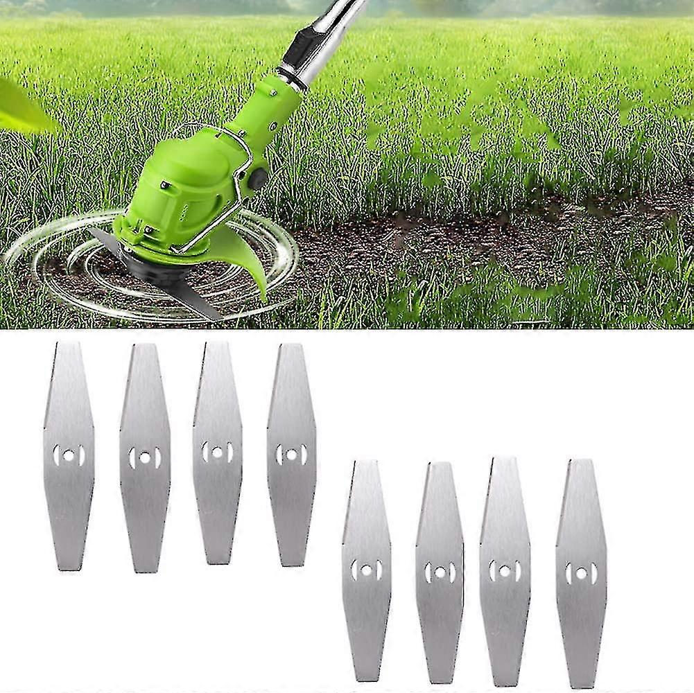 Pakkaus, jossa on 8 langatonta nurmikon trimmeritarviketta, vaihtoterä, metalliterä, nurmikon trimmeri