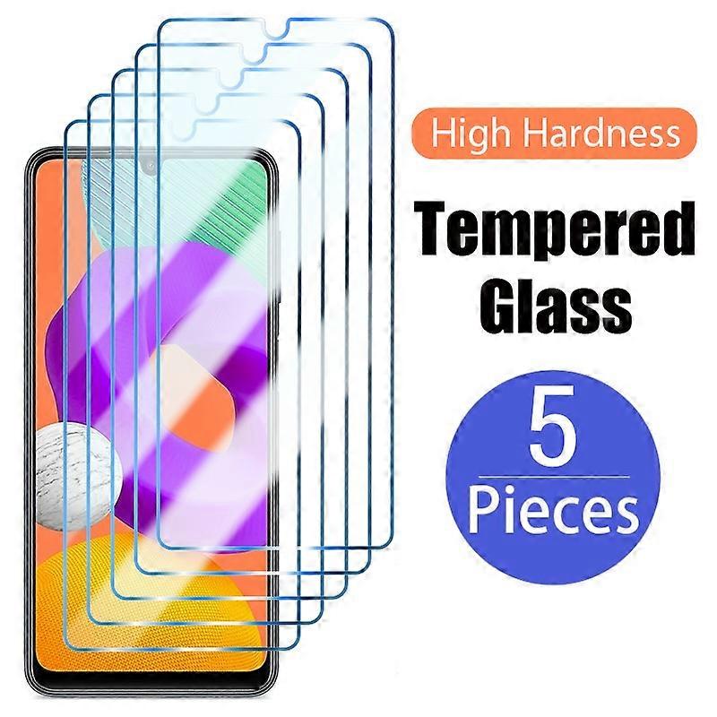 5PCS Screen Protector for Samsung A51 A12 A32 A22 A52S 5G Tempered Glass for Samsung A73 A53 A41 A70 A40 A50 A71 A72 A52 Glass