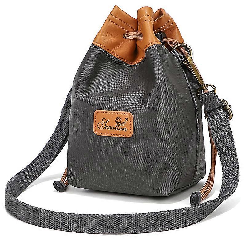 Waterproof SLR camera storage bag with tightening rope and sealing camera lens protection bag