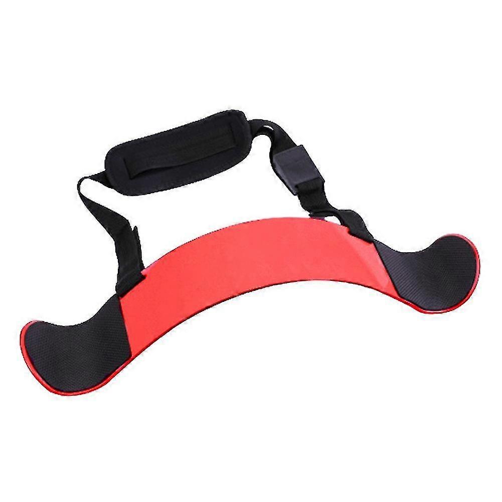 Adjustable Aluminum Weightlifting Muscle Training Plate, Red
