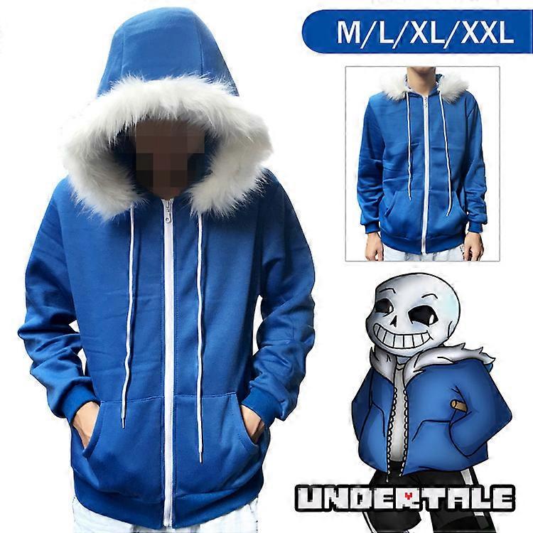 Sans Cosplay Undertale Kostüm Sweatshirt Kapüşonlu Şort Çorap Eldiven