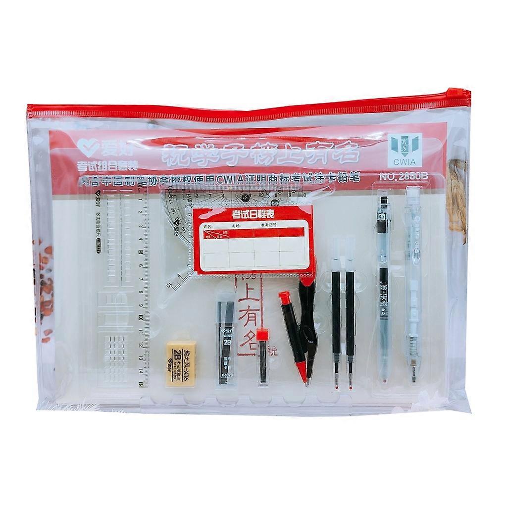 School Drawing Protractor Set for Student Mathematics Learning Stationery Gifts