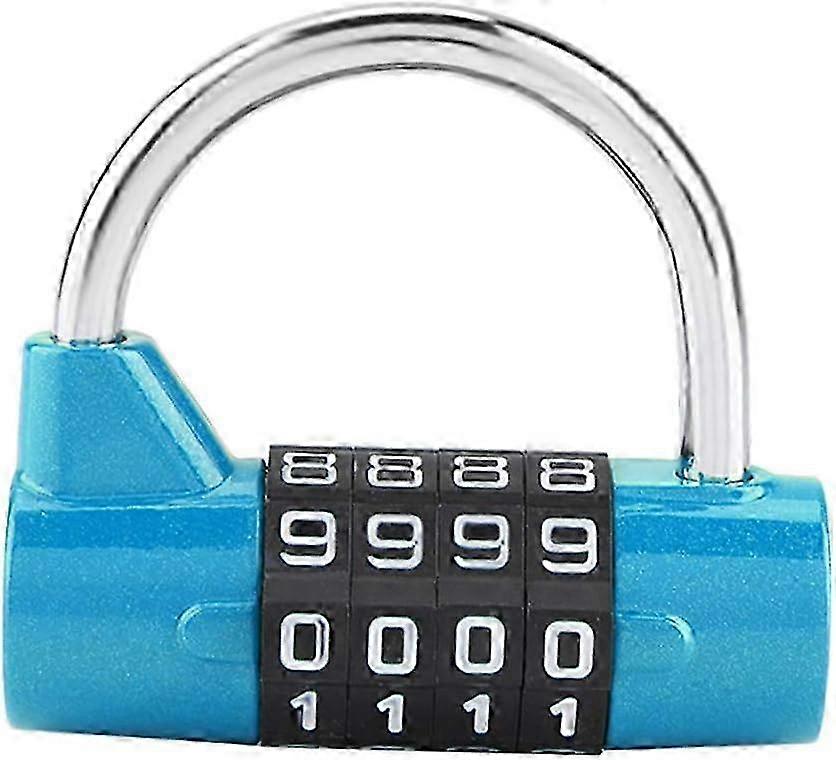 4 Digit Code Combination Lock Gym Locker Password Security Lock for Gym School Travel Suitcase for E