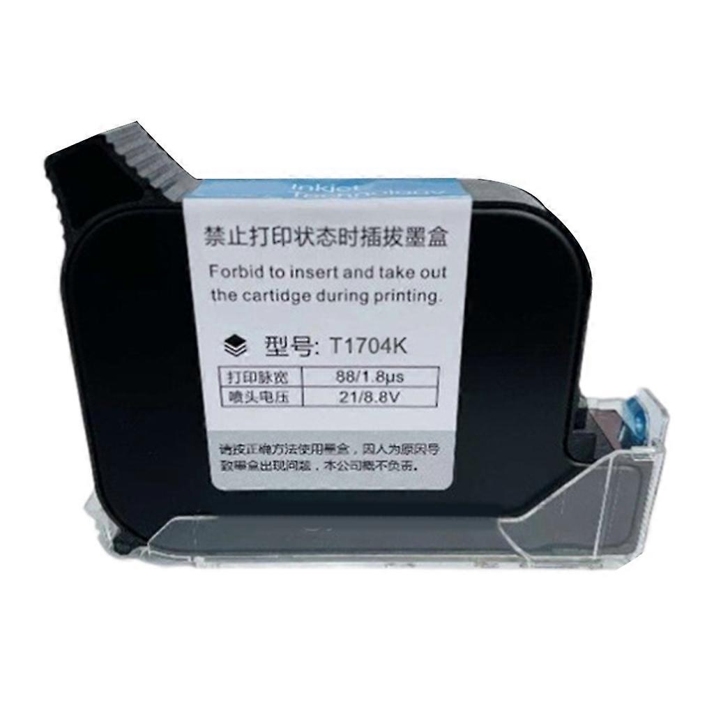 T1704K 12.7mm Solvent Fast Dry Ink Cartridge for Unencrypted Handheld Printer