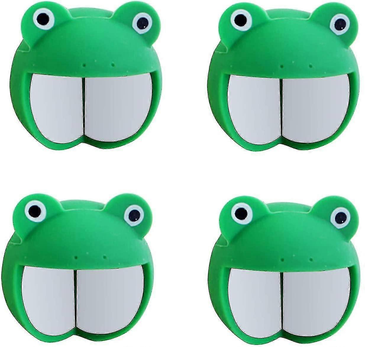 Cartoon Animal Shape Silicone Table Angle Protector Collision Angle, Green Frog