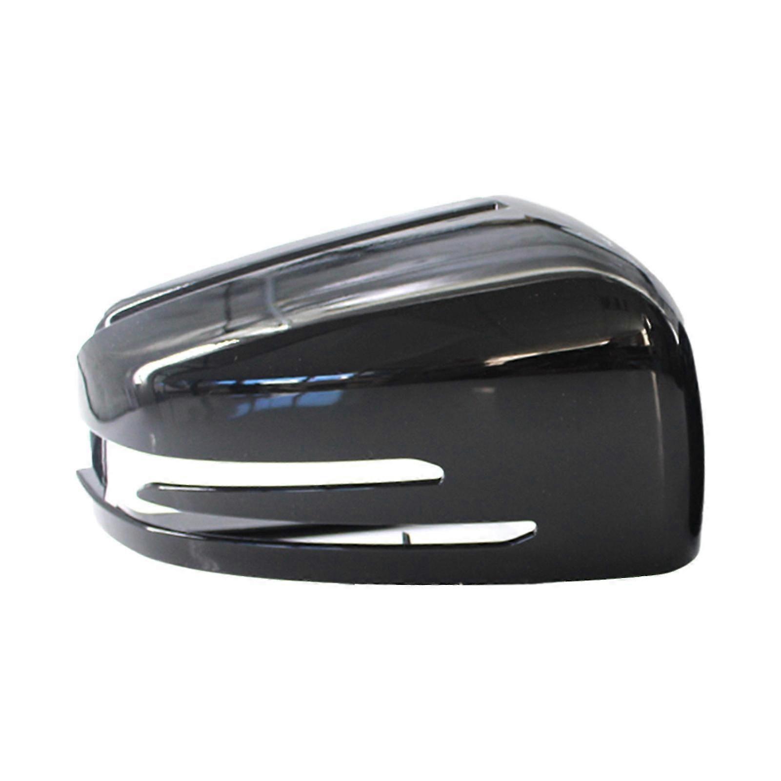 Rearview Mirror Cover Perfect Matching Glossy Black Rear View Mirror Shell Cap A2128100464 for Mercedes-Benz S E C Class W212 W204 W221 09-13 S2024122