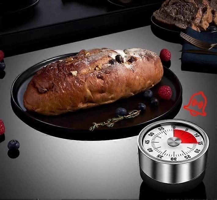 Kitchen Timers for Cooking , Countdown Timer Mechanical Stainless Steel Kitchen Timing Tool Reminder
