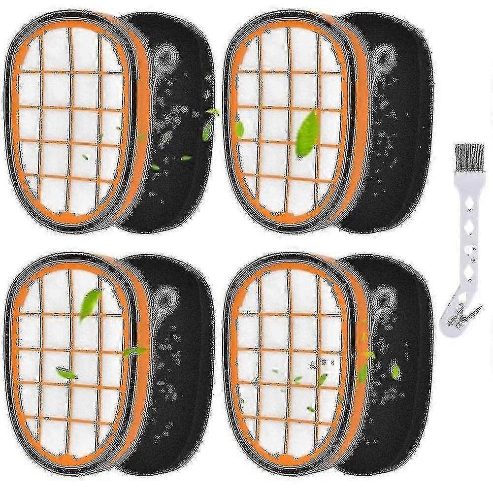 4 Pack Filters Compatible Philips Speedpro Max Aqua Handheld Fc6812 Fc6813
