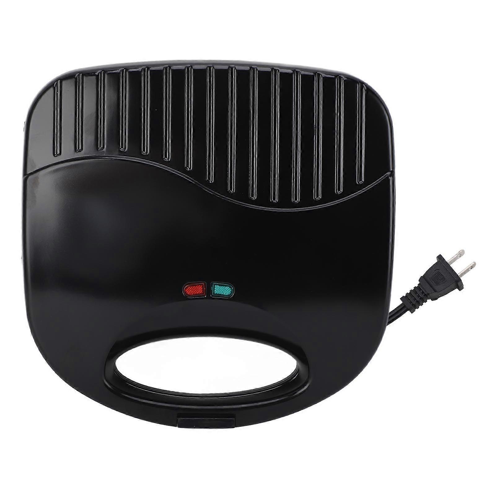 Macchina per piastra per waffle da 750 W con piastre antiaderente Macchina per sandwich a temperatura regolabile su entrambi i lati con maniglia