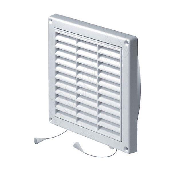 Wall Air Vent Grill Covers Net Pull Cord Shutter 100-125mm Ducting