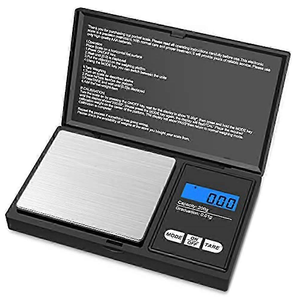 Digital lommevekt Digital mat Kjøkkenvekt Vekt i gram og unser Egnet egnet for smykker Pow