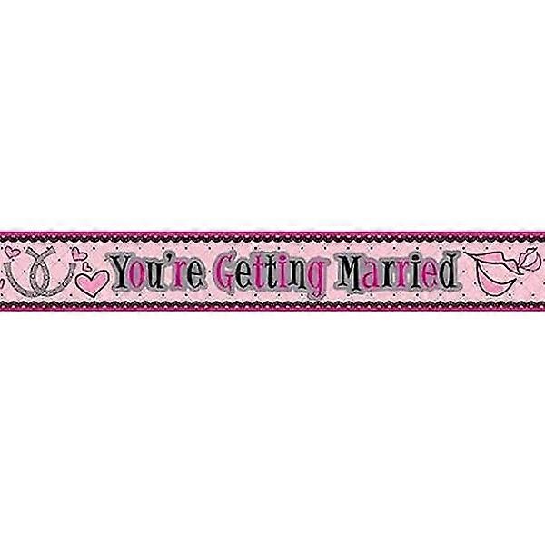 You're Getting Married Text Banner