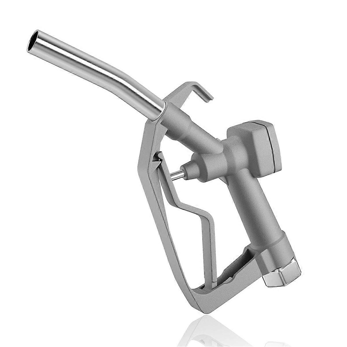 3/4inch NPT Manual Fuel Nozzle with 2-Speed Padlock, 26 GPM Max Flow Rate, Gas Pump Nozzle with 15/16in Spout