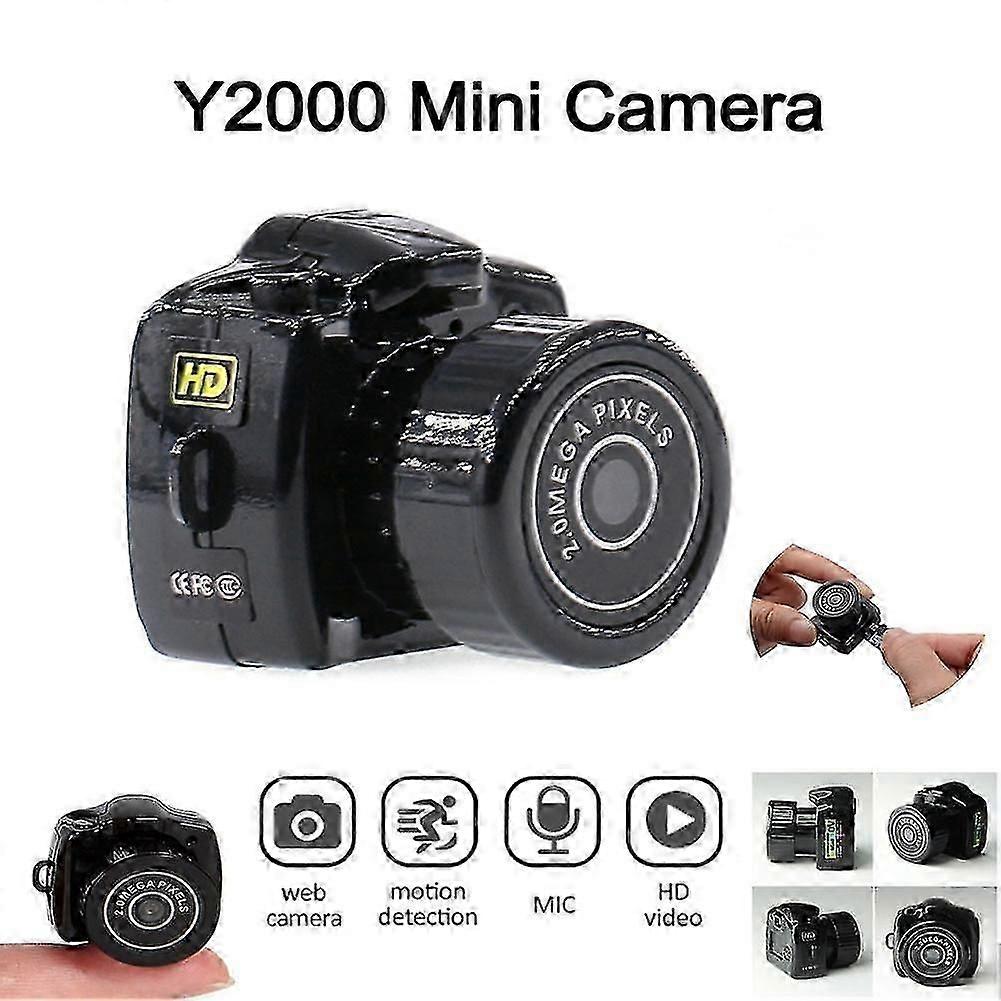 Tiny Mini Camera Hd Video Audio Recorder Webcam Y2000 Camcorder Small Dv Dvr Security Secret