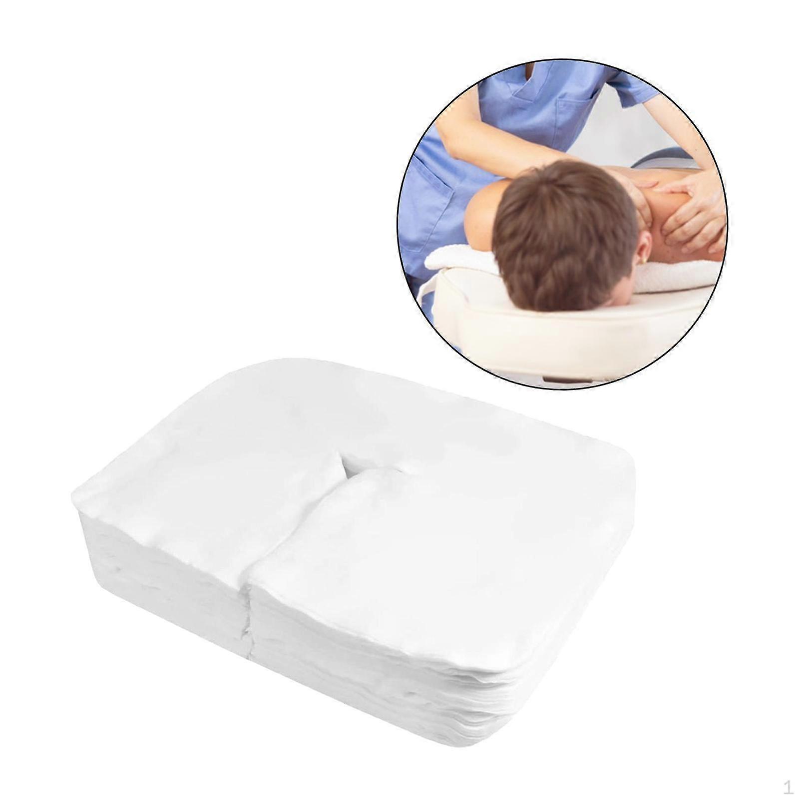 300Pcs Disposable Face Cradle Covers,Face Rest Covers,Nonwoven,Soft,Massage Headrest Covers for