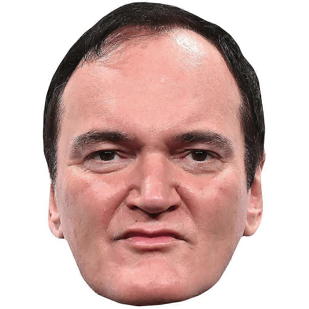 Quentin Tarantino (Serious) Celebrity Mask, Flat Card Face