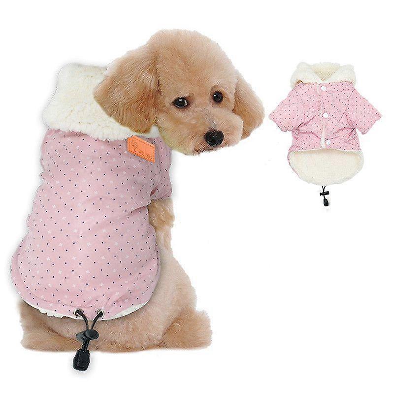 Thermal Pet Winter Clothes for Dog Pajamas padded jacket with hood