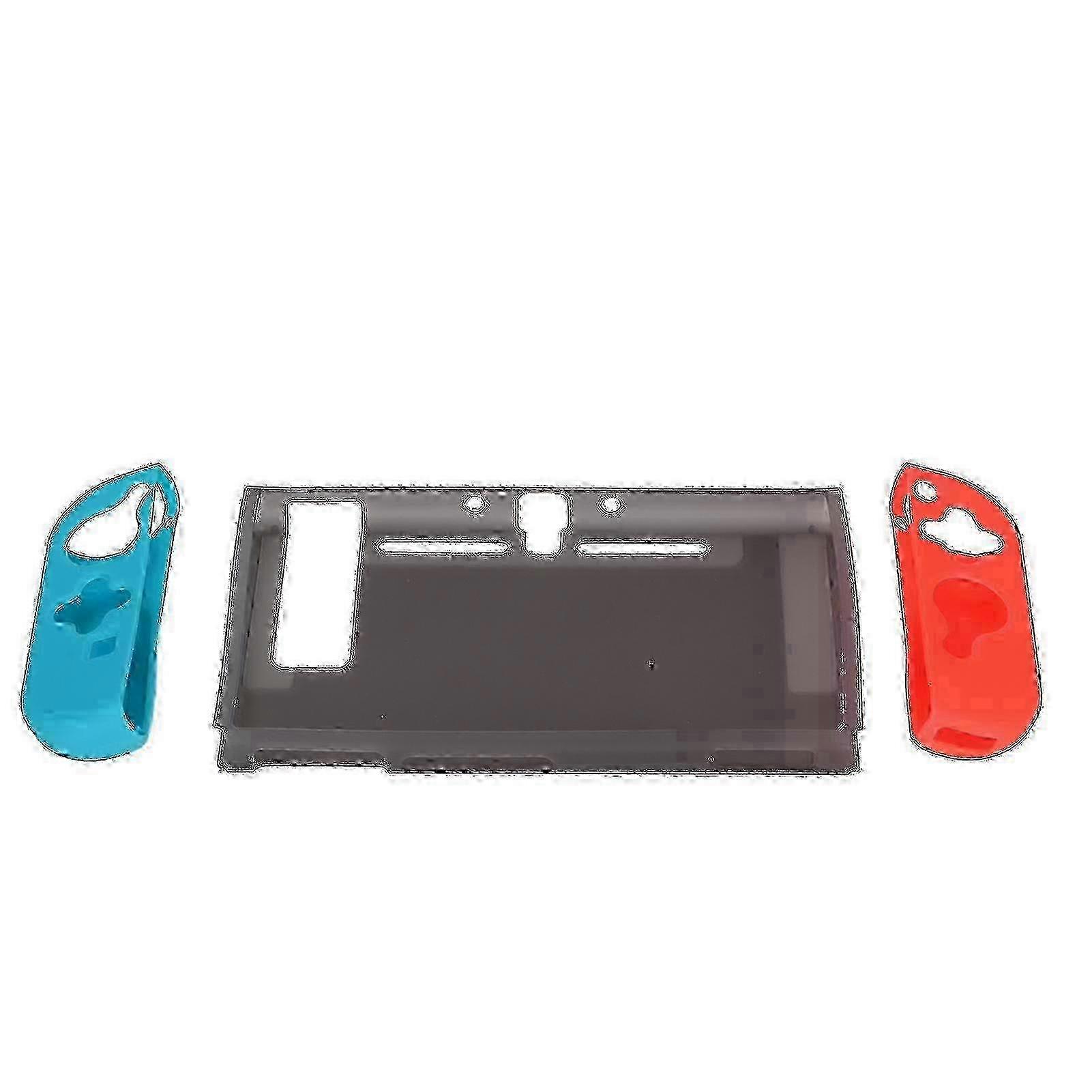 Flexible TPU Case, Ensuring Unmatched Safety for Your Nintendo Switch, Including High Quality Silicone Sleeve for Elegant Frosted Grip (Frosted)