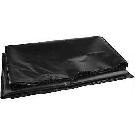 Svart HDPE gummifoder för små dammar, fiskdammar, trädgårdsfontäner 1,5x2m
