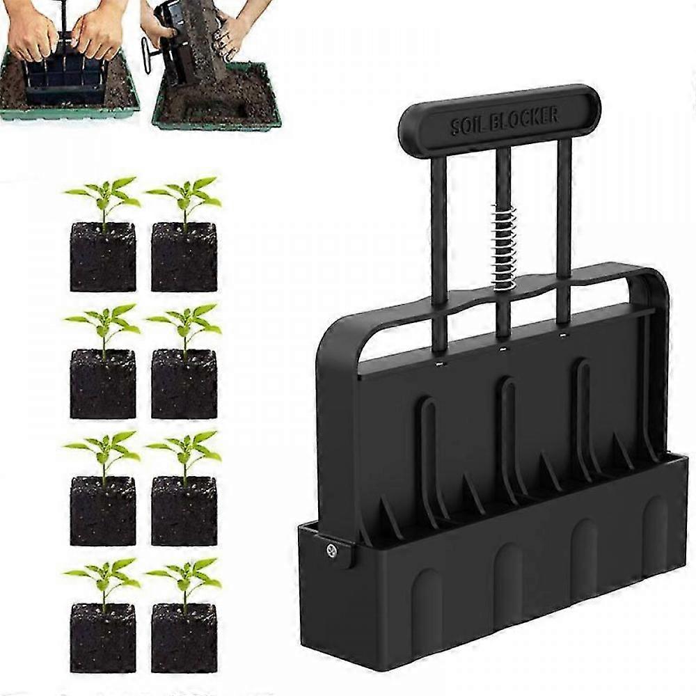 Soil Blocker Manual Soil Block Maker Mold Blocking Tool Soil Stopper