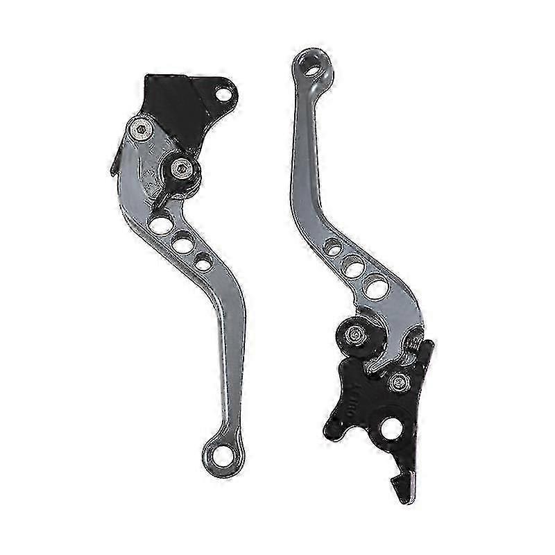 High Quality 2pcs Motorcycle Brake Handle Cnc Alloy Motorcycle Clutch Brake Lever Handle Fit Compatible With Motorbike Modification
