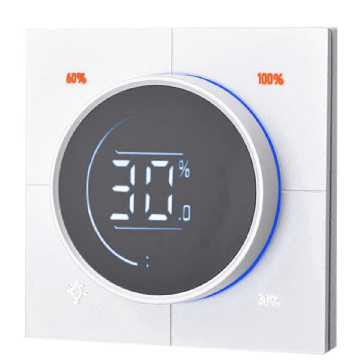 Infinite Knob Dimmer Regulator Zigbee 3.0 PC Panel Wall Light Switch 150-300W AC 110-240V Digital L