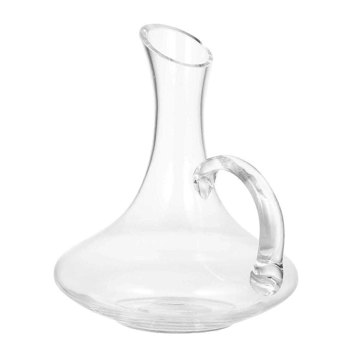 crystal clear decanter with handle for red lovers and carafe enthusiasts