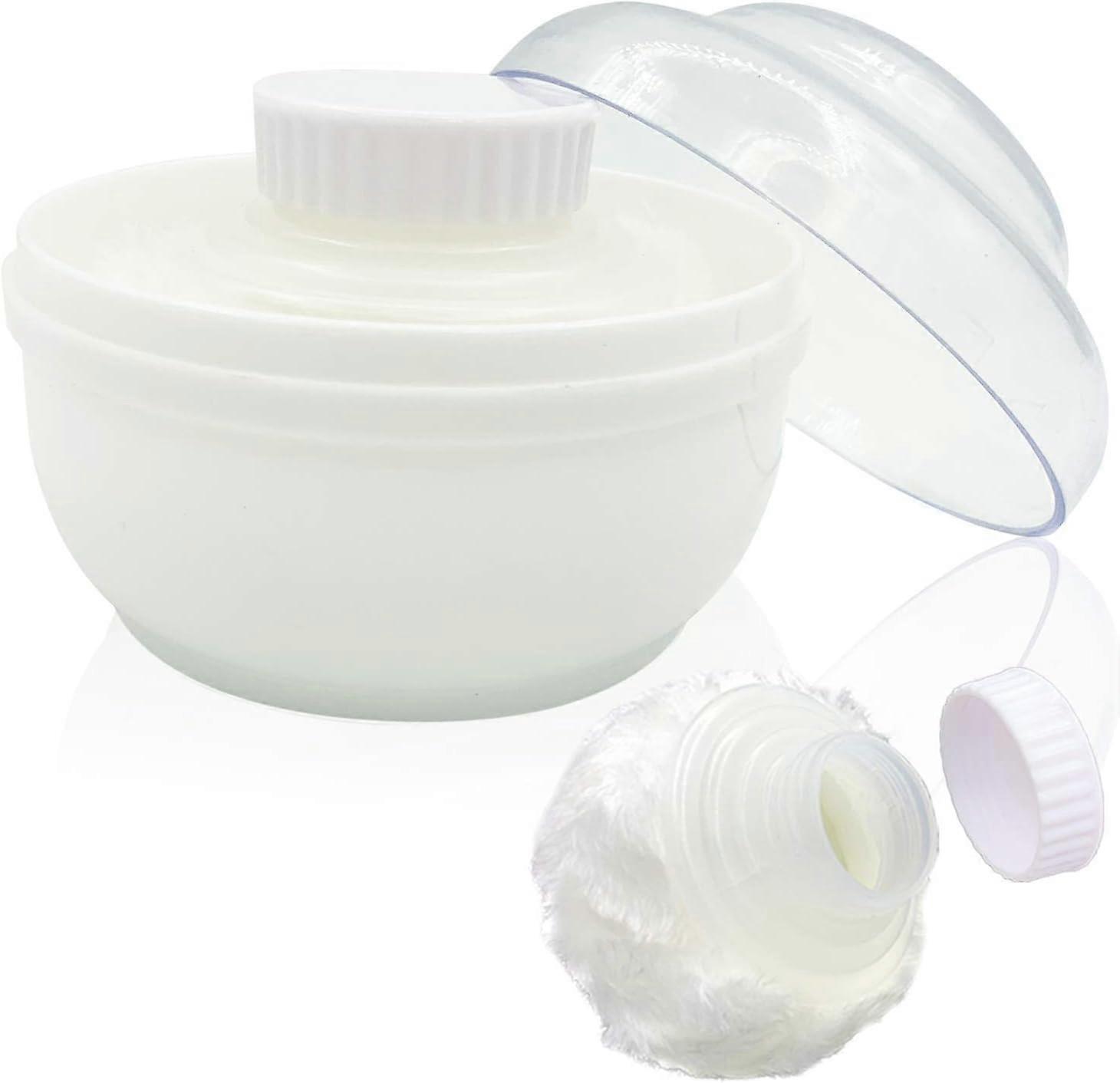 Multi-Purpose Body Powder Container, Fluffy Puff Box