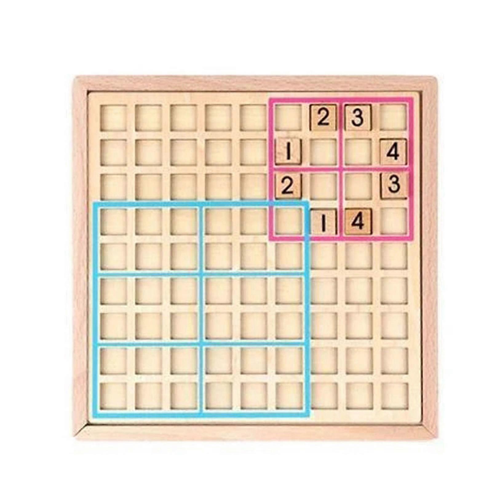 Wooden Sudoku Puzzle Children Educational Toys Adult Desktop Intelligence Games