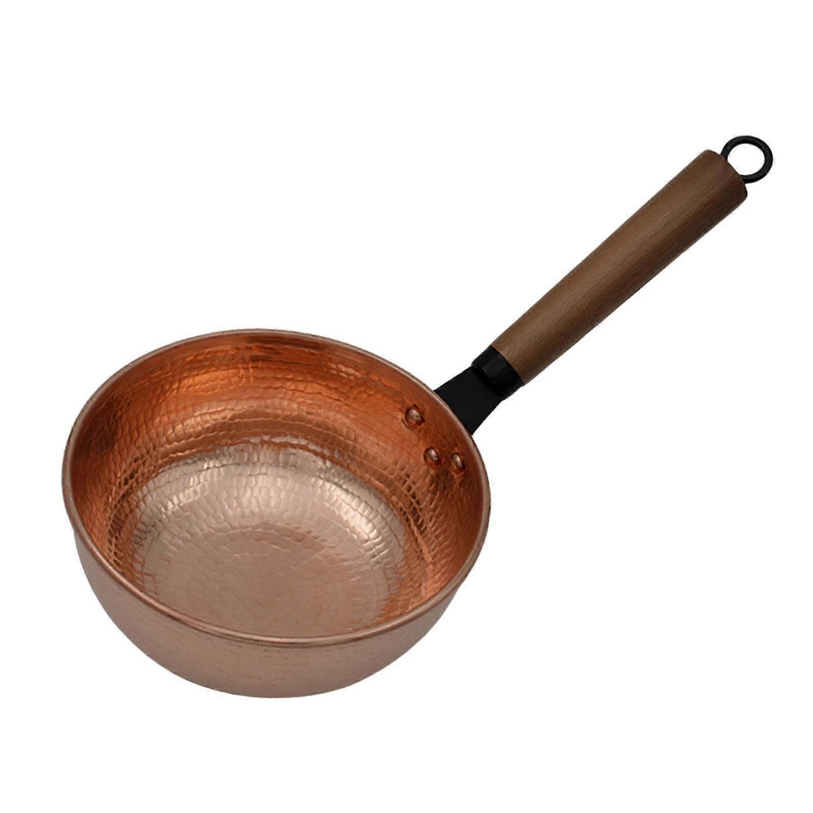 Stockpot Sauce Pan Butter Warmer Μικρά μαγειρικά σκεύη Ξύλινη λαβή Copper Pot Κατσαρόλα
