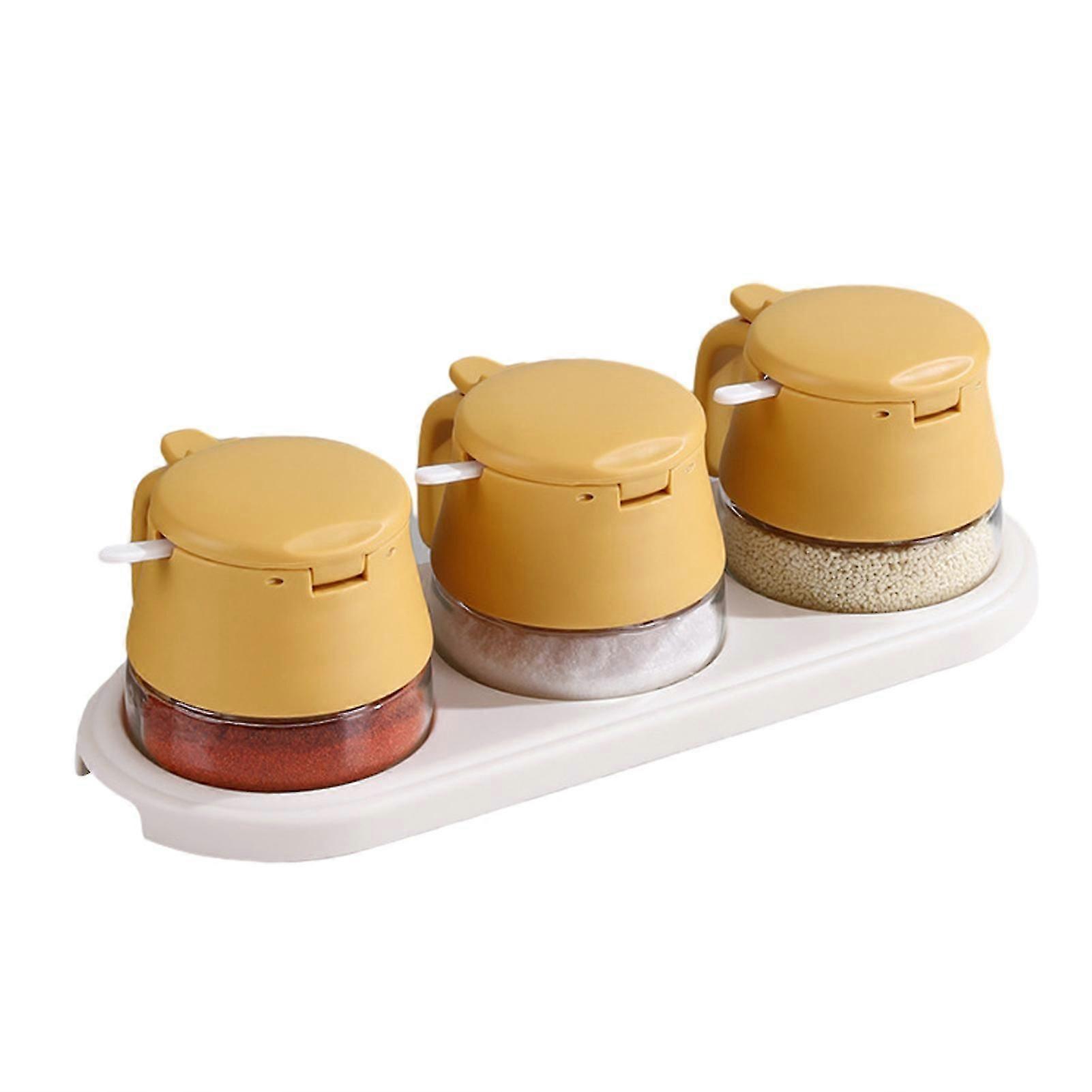Multi-functional Seasoning Box Dustproof Moisture-proof Seasoning Bottle Kitchen Storage Tool