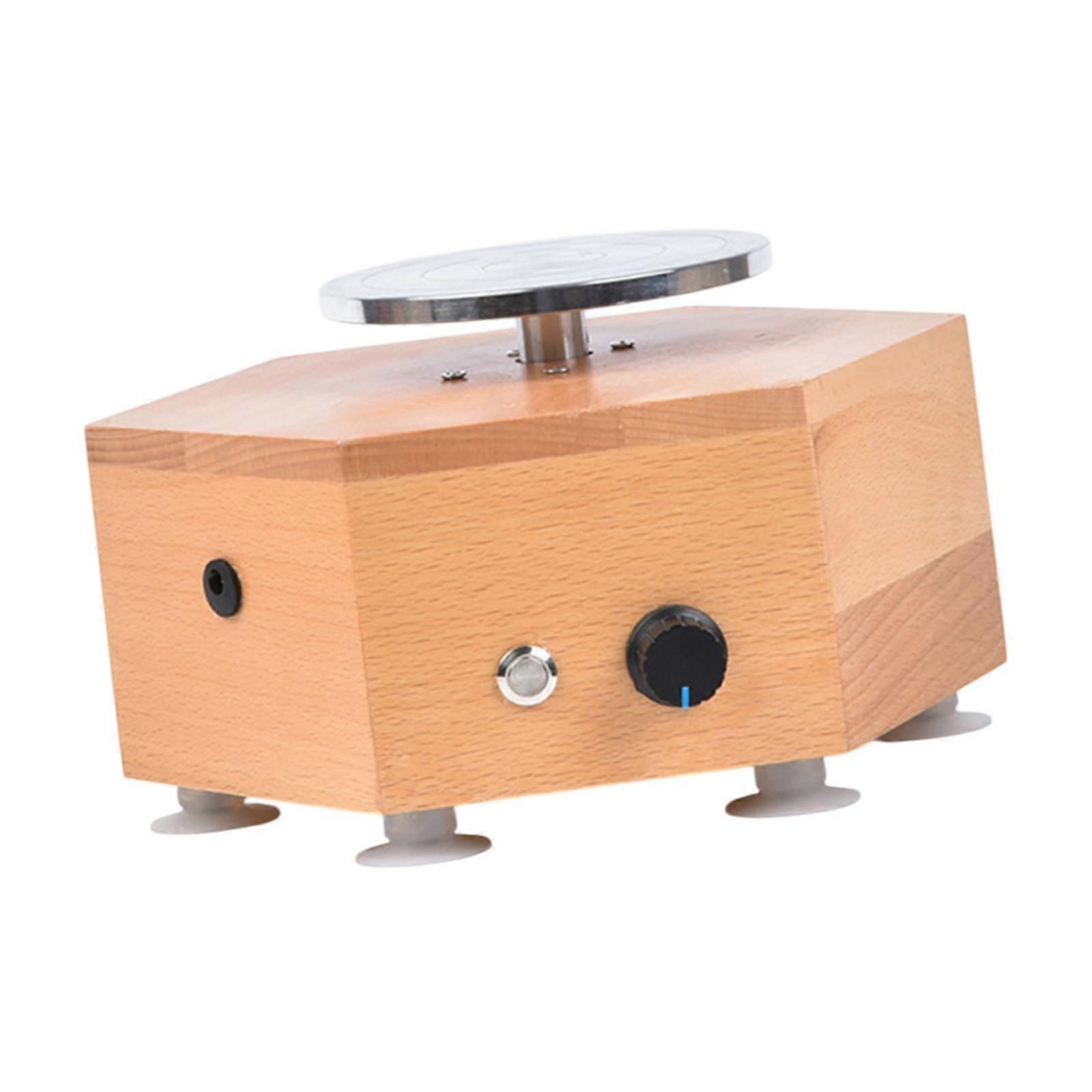 Electric Pottery Wheel DIY Ceramic Work Turning Wheel for Beginners Home Use