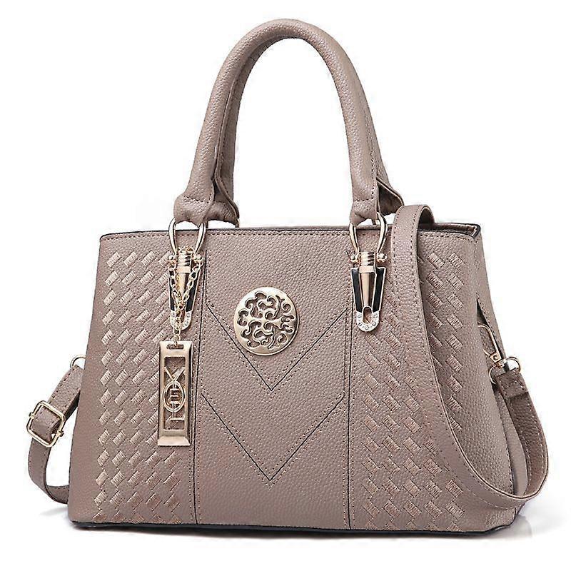 Amyi Sacs à main pour dames femmes mode PU en cuir Top Handle Satchel Shoulder Tote Bags -6