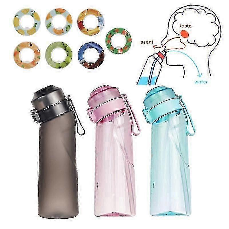 Water Bottle with 1 Fruit Fragrance Scented Flavoured Taste Pod 650 ml